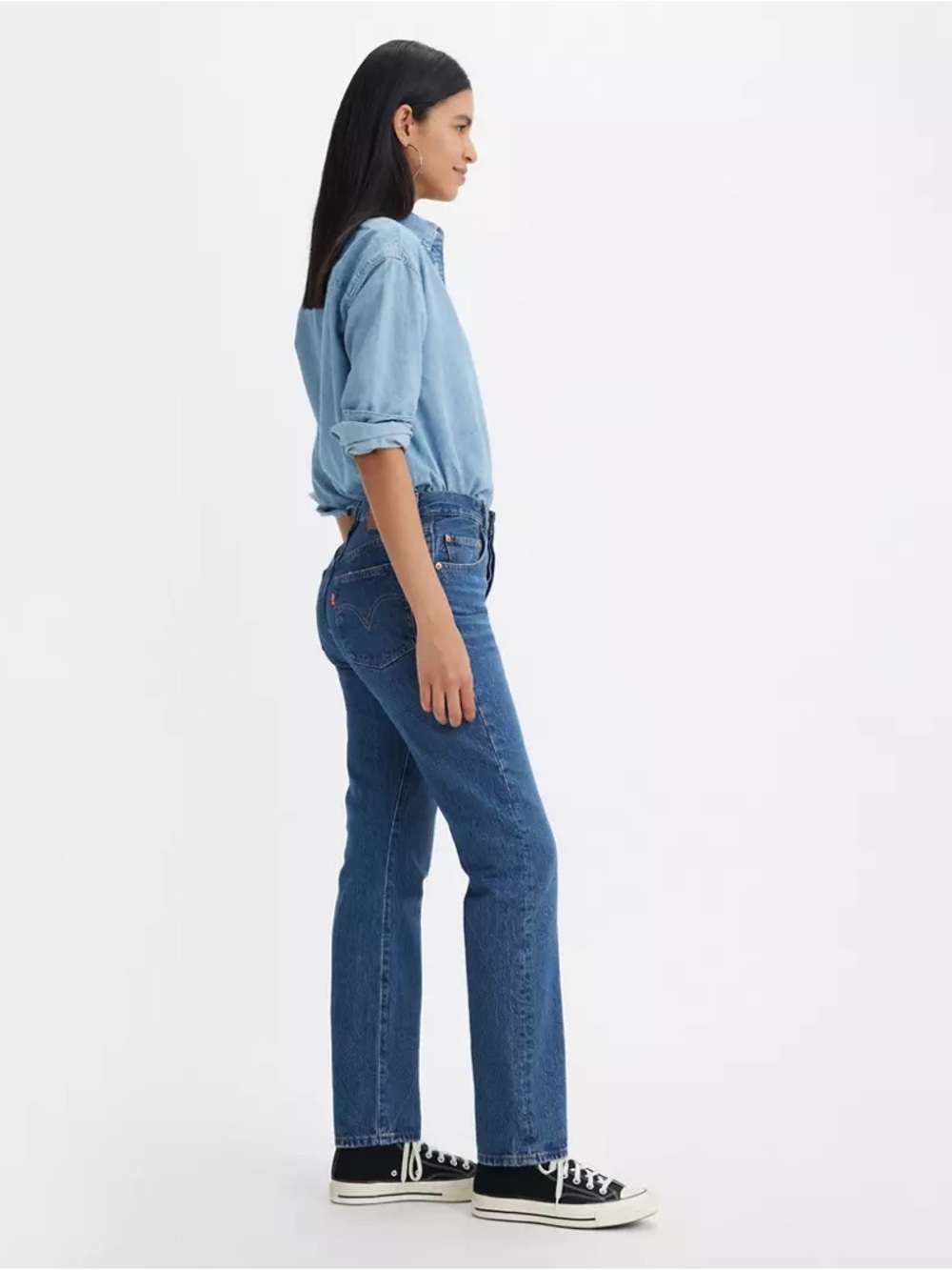 Levi’s 501 Premium Medium Wash W 31 L 30 100% Cotton Women’s Denim Jeans Classic